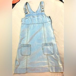European denim overall sundress. Size 38